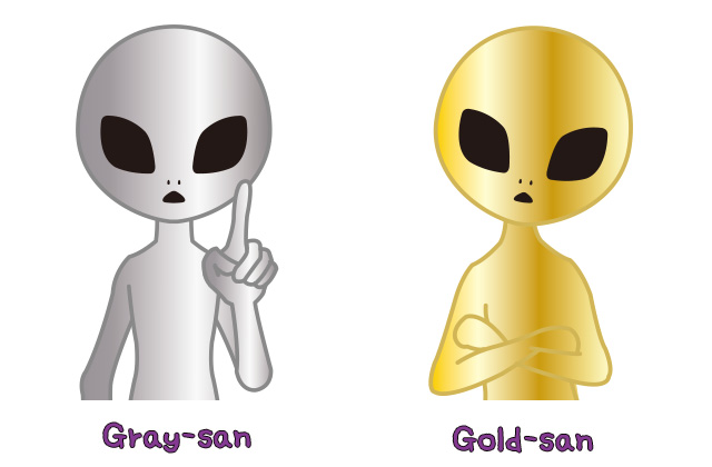 Gray-san and Gold-san