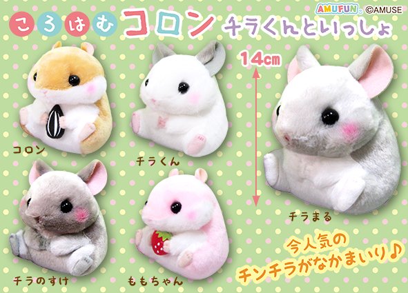 新品　ころはむコロンチラくんといっしょＢＩＧ　コロン　ぬいぐるみ　ビッグ