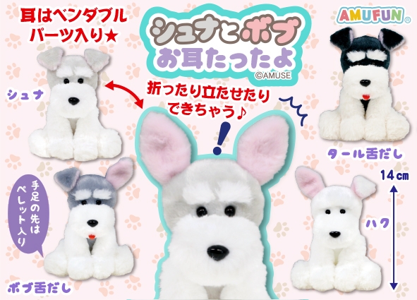シュナとボブお耳たったよ