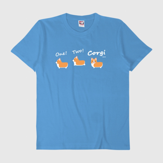 [Amuse online shop limited]One! Two! Corgi T-shirts