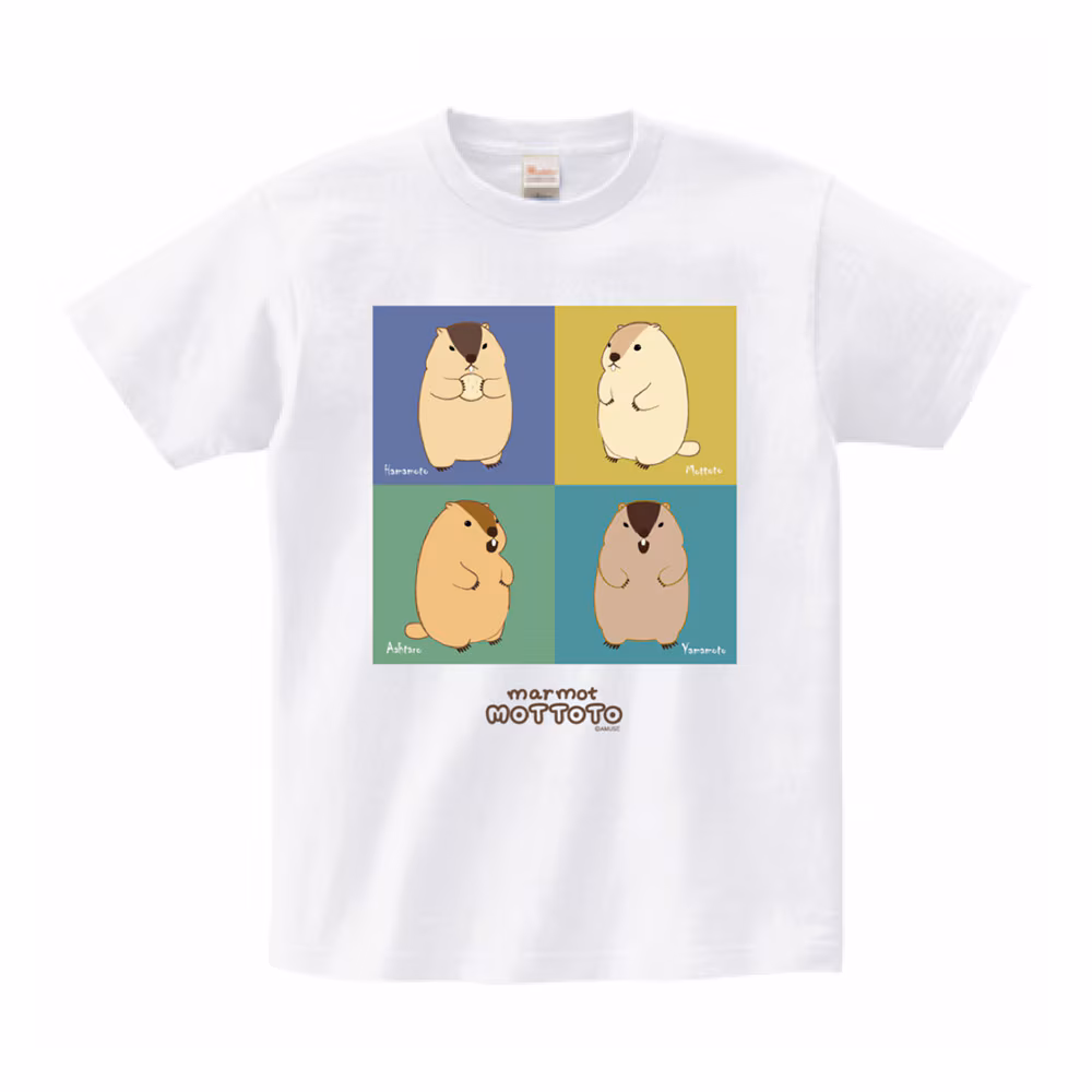 【オンライン限定】マーモットのもっとっとTシャツ