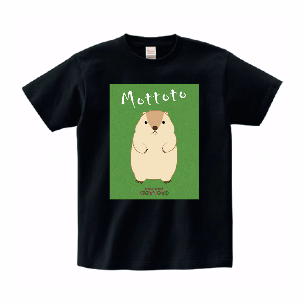 【オンライン限定】マーモットのもっとっとTシャツ(もっとっと)