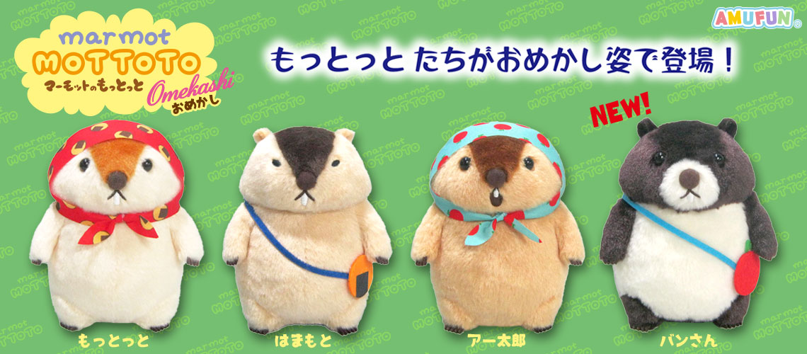 マーモットのもっとっとおめかし